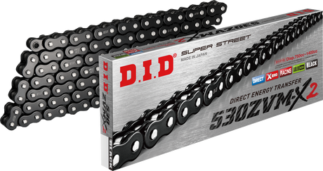 DID 530ZVMX2B120 530 ZVM-X2 - Drive Chain - 120 Links - Black | Adventure/Street