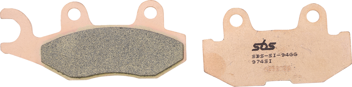 SBS Sintered Brake Pads - 974SI (Yamaha Viking / Viking VI / YXM700 Viking 2014–2021)