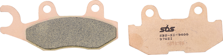 SBS Sintered Brake Pads - 974SI (Yamaha Viking / Viking VI / YXM700 Viking 2014–2021)