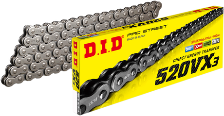 DID M520VX3X96FB 520 VX3 - Chain - 96 Links | Adventure/Off-Road