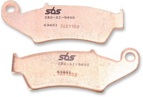 SBS Sintered Front Brake Pads - 694SI (Honda / Gas Gas / Suzuki / Kawasaki / Yamaha / Beta 1984–2024)