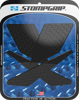 STOMPGRIP 55-14-0089-1B Tank Grips - Icon - Black - Kawasaki - KLX '21-'25 | Street