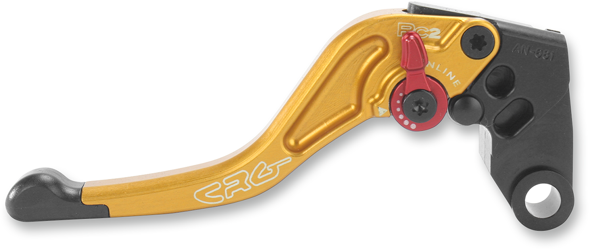 CRG 2AN-681-H-G RC2 Shorty Clutch Lever - Gold | Street