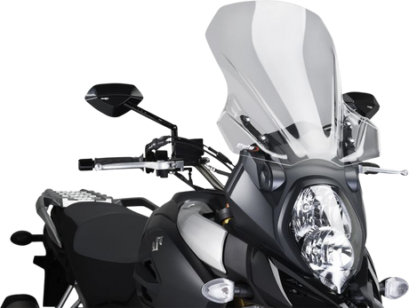 Puig Hi-Tech Parts 7229W Touring Windscreen - 18-1/8" - Clear - V-Strom | Street