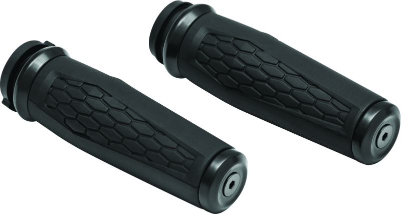 Kuryakyn Hex Grips Thottle-By-Wire Black - Cycle City Outdoors