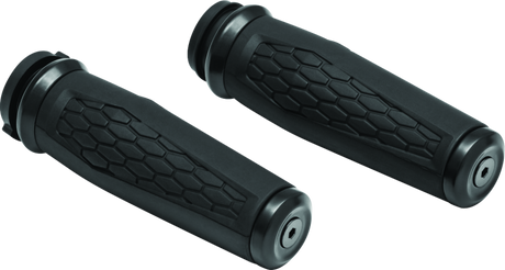 Kuryakyn Hex Grips Thottle-By-Wire Black - Cycle City Outdoors