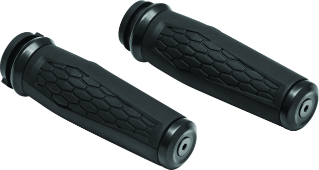 Kuryakyn Hex Grips Thottle-By-Wire Black - Cycle City Outdoors