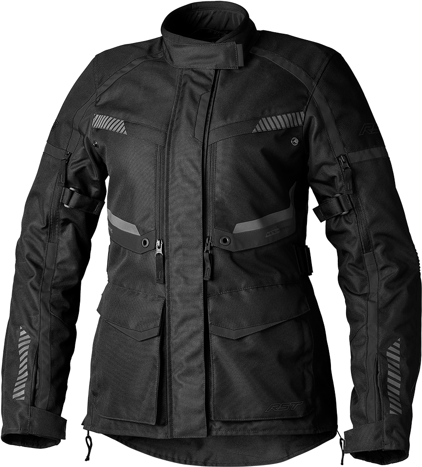 Ladies Maverick Evo Ce Jacket Black/Black Textile 2xl