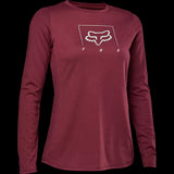 Fox Racing - Womens Ranger Dr Mid Ls Jersey - Drk Mrn - S