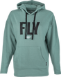 Women's Fly Weekender Hoodie Sage/Black Sm