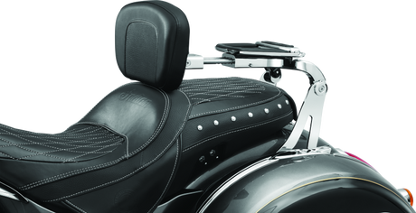 Kuryakyn Fixed Mounts Multi-Purpose Driver & Passenger Backrest 14-22 Indian Models Chrome - Cycle City Outdoors