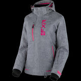 FXR Women's Fresh Jacket Grey Linen/Fuchsia