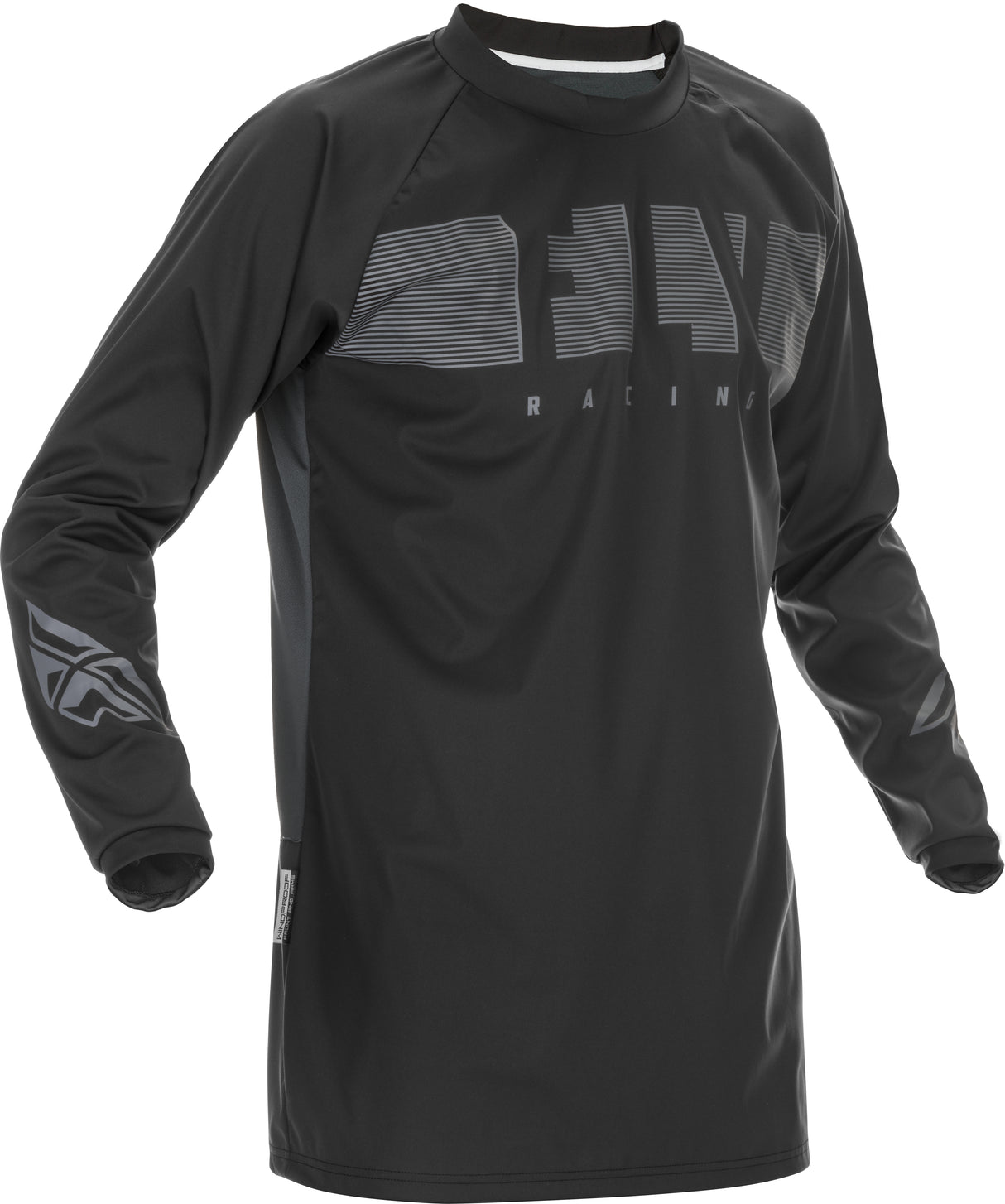 Windproof Jersey Black/Grey Lg - Cycle City Outdoors