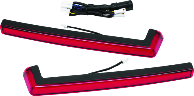 Kuryakyn Tracer Tour Pak Side Lights Red Lens - Cycle City Outdoors