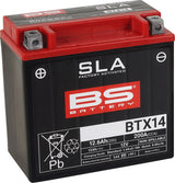 BS Battery BTX14 AGM Powersports Battery | 12V 12Ah 200 CCA | Factory Activated | Multi-Position