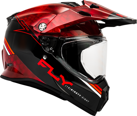 Trekker Kryptek Conceal Helmet Red/Black Xs - Cycle City Outdoors