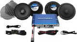 Hogtunes QC ULTRA 4-RM Front & Rear Speaker and Amplifier Kit | 300 W