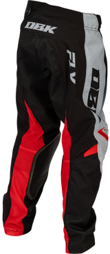 Youth Kinetic Dbk Pants Grey/Black/Red Sz 22