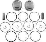 JE PISTONS Piston Kit - Bored to107" - 10.25:1 CR - 96"/103" Twin Cam 317211