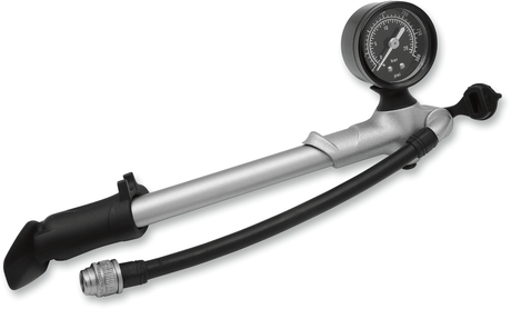 DRAG SPECIALTIES Air Pump with Gauge - 0-30 420032 - Cycle City Outdoors