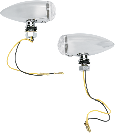 DRAG SPECIALTIES Bullet LED Marker Lights - Smooth - Clear 20-6589SCLED - Cycle City Outdoors