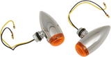 DRAG SPECIALTIES Bullet LED Marker Lights - Smooth - Amber 20-6589SALED - Cycle City Outdoors