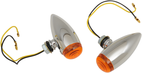 DRAG SPECIALTIES Bullet LED Marker Lights - Smooth - Amber 20-6589SALED - Cycle City Outdoors
