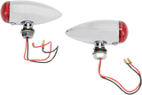 DRAG SPECIALTIES Bullet LED Marker Lights - Smooth - Red 20-6589SRLED - Cycle City Outdoors