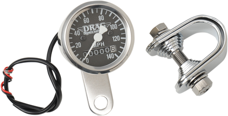DRAG SPECIALTIES Speedometer - Black - 2:1 Ratio - 1-7/8" 21-6961DS-BX15A - Cycle City Outdoors