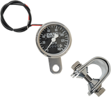 DRAG SPECIALTIES Mini Speedometer - Black - 2240:60 Ratio - 1-7/8" 21-6960DS-BX15A - Cycle City Outdoors