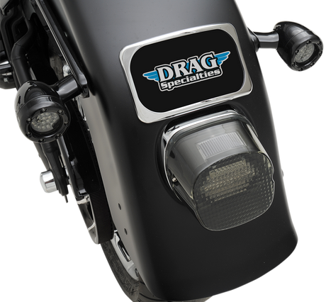 DRAG SPECIALTIES License Plate Mount - 3 Hole - Chrome 78070114 - Cycle City Outdoors