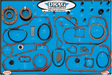 DRAG SPECIALTIES Gasket, Seal, and O-ring Display - '99-'06 Twin-Cam 5-Speed Primaries 9903-0101 - Cycle City Outdoors