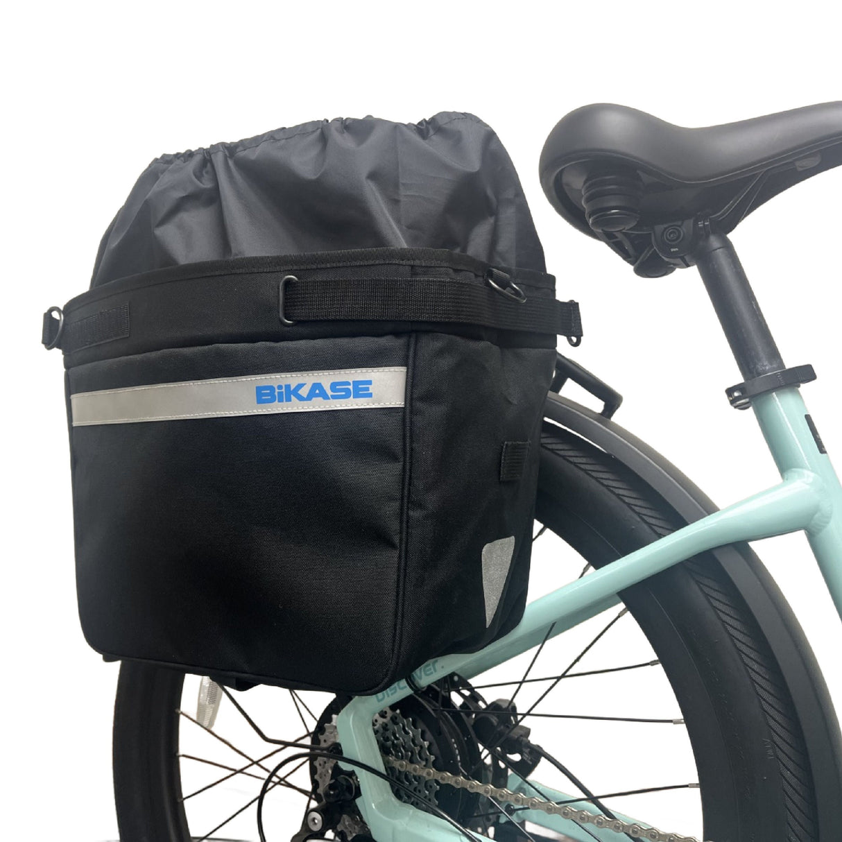 BiKASE Grocery Pannier with Black Fly Cover