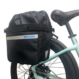 BiKASE Grocery Pannier with Black Fly Cover