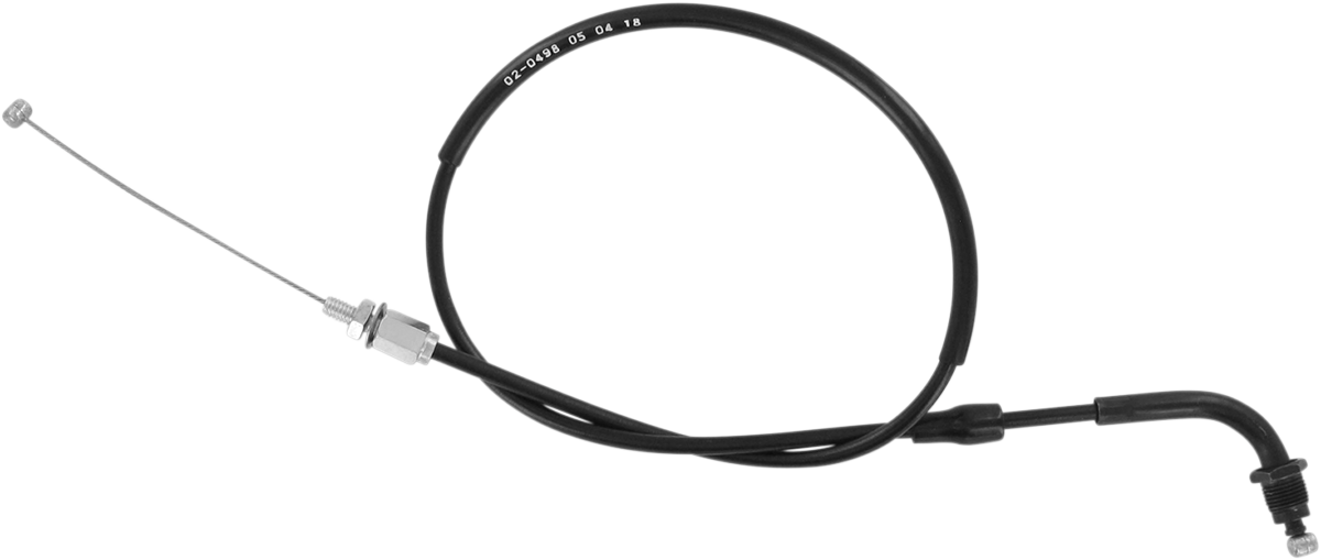 MOTION PRO Black Vinyl Throttle Cable - Push - Honda 02-0498