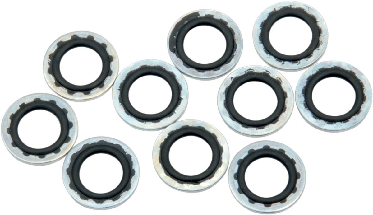 DRAG SPECIALTIES Banjo Washers - 7/16" 348013HC3 - Cycle City Outdoors