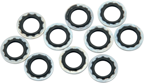 DRAG SPECIALTIES Banjo Washers - 7/16" 348013HC3 - Cycle City Outdoors
