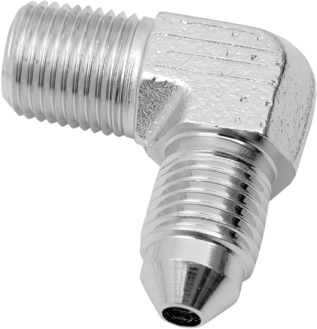 DRAG SPECIALTIES #3 Male Fitting - 1/8" - 90? 279 - Cycle City Outdoors