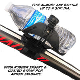 BiKASE Water Bottle Holder for Bikes , ABC Cage - Any Bottle Cage, Adjustable Water Bottle Cage for Bicycles