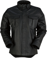 Z1R Motz Leather Shirt - Black - 4XL 2810-3399