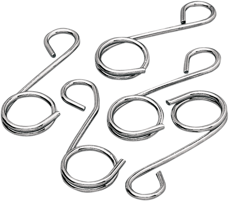 DRAG SPECIALTIES Wire Fuel Line Guides - 5-Pack 11-0022-BC101 - Cycle City Outdoors