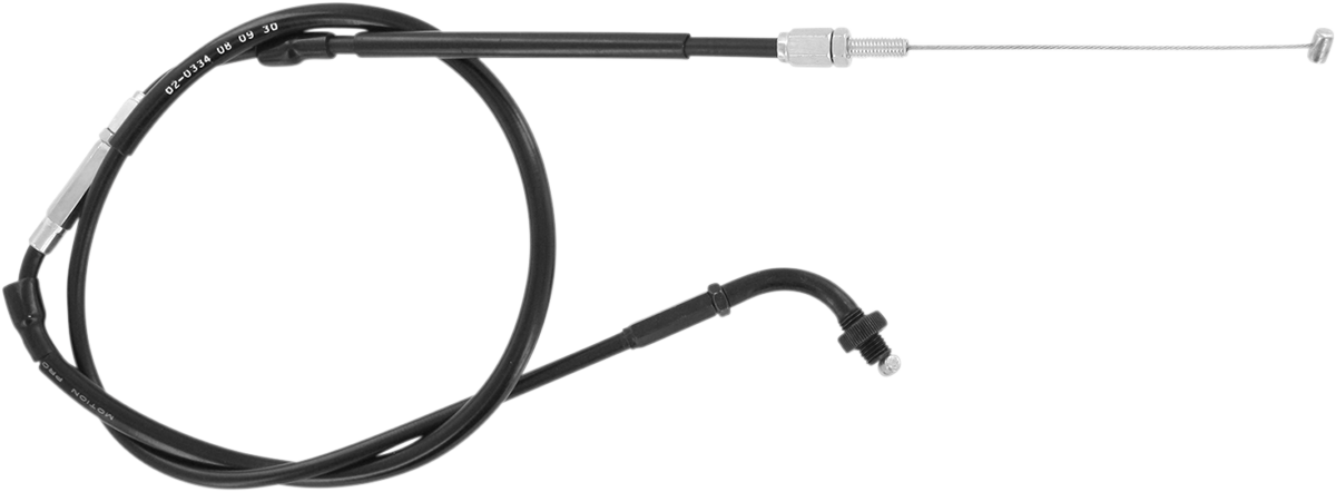 MOTION PRO Black Vinyl Throttle Cable - Pull - Honda 02-0334