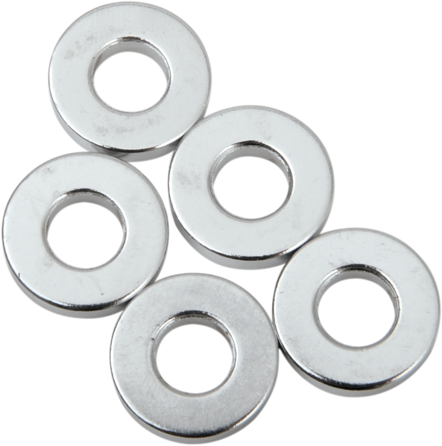 DRAG SPECIALTIES Spacer - Chrome - 1/4" x 5/8" x 1/8" MPB501 - Cycle City Outdoors