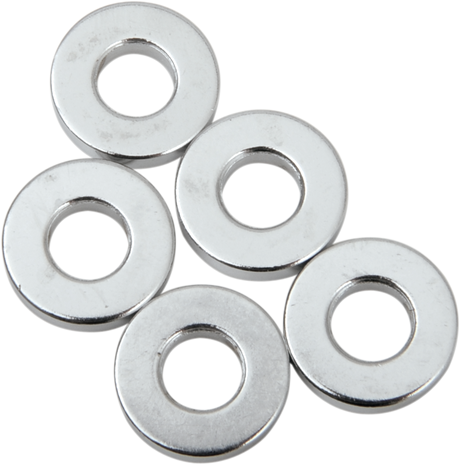 DRAG SPECIALTIES Spacer - Chrome - 1/4" x 5/8" x 1/8" MPB501 - Cycle City Outdoors