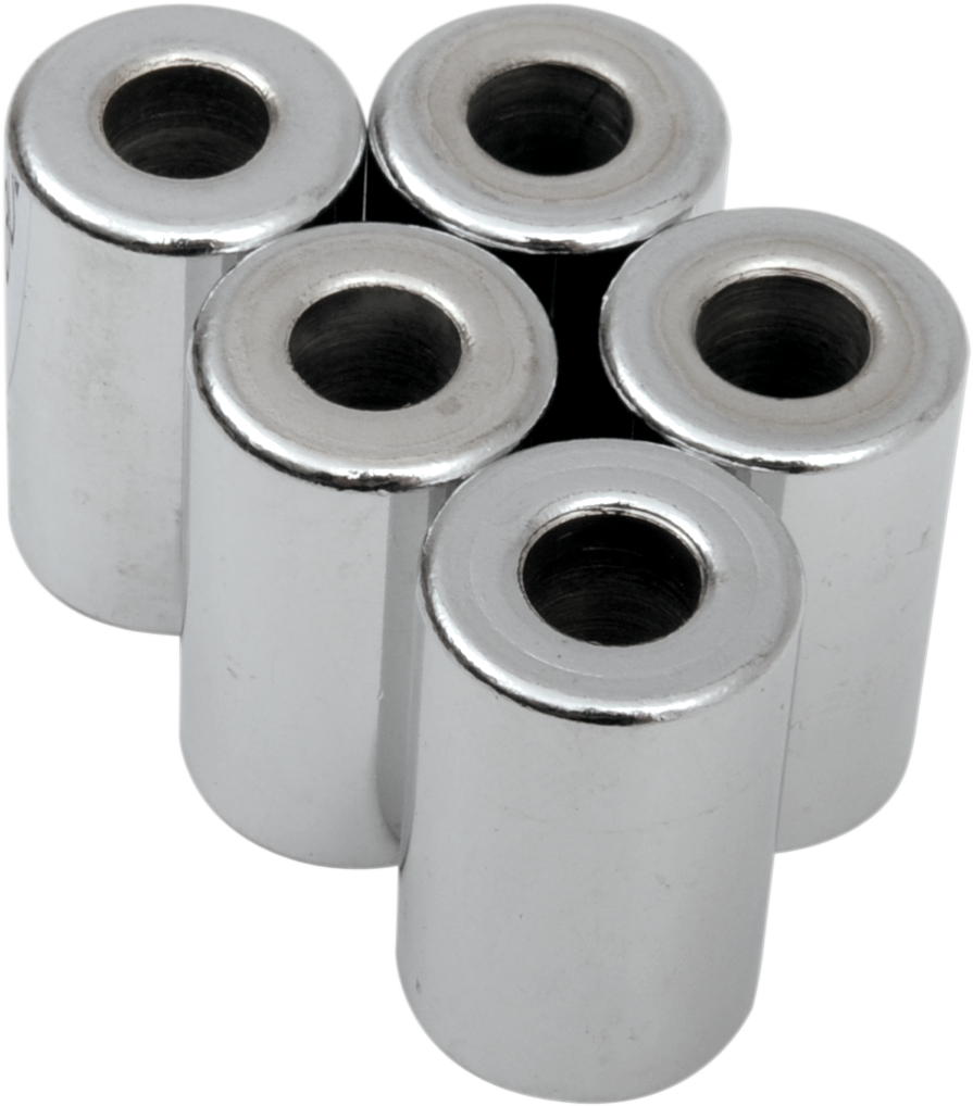 DRAG SPECIALTIES Spacer - Chrome - 1/4" x 5/8" x 1" MPB506 - Cycle City Outdoors