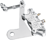 PERFORMANCE MACHINE (PM) Front Caliper - 10" - Chrome - 73-83FLH 1203-9017CH