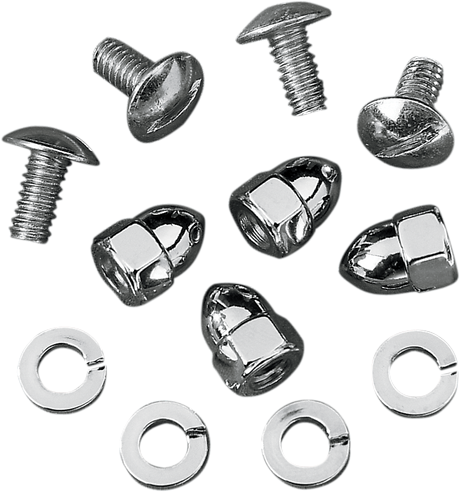 DRAG SPECIALTIES License Plate Fasteners - Acorn Nuts MBP00114 - Cycle City Outdoors
