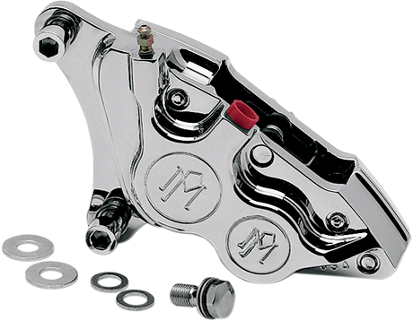 PERFORMANCE MACHINE (PM) Caliper - Front Left - Polished - 84-99 Harley-Davidson 0053-2915-P