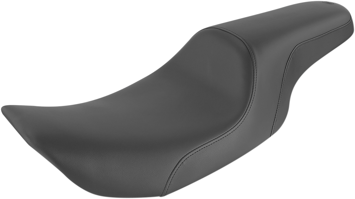 SADDLEMEN Profiler* Seat - Black Smooth - Part Number 897-06-047 for FLHR/FLHX
