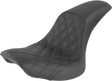 SADDLEMEN Profiler Seat - Front Lattice/Rear Smooth - Black - FLSTC '06-'17 806-23-149